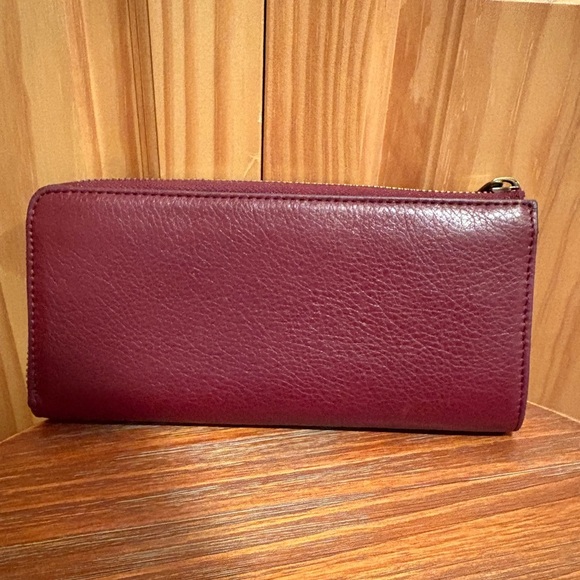 Fossil Emerson Zip wallet maroon - Picture 3 of 11